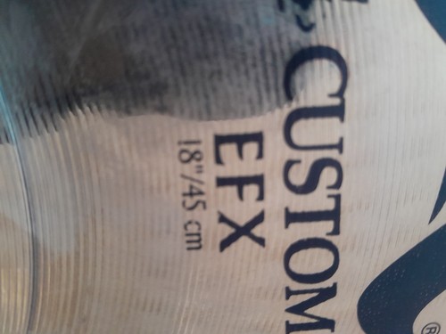 Efx zildrian cymbal - 18, inch